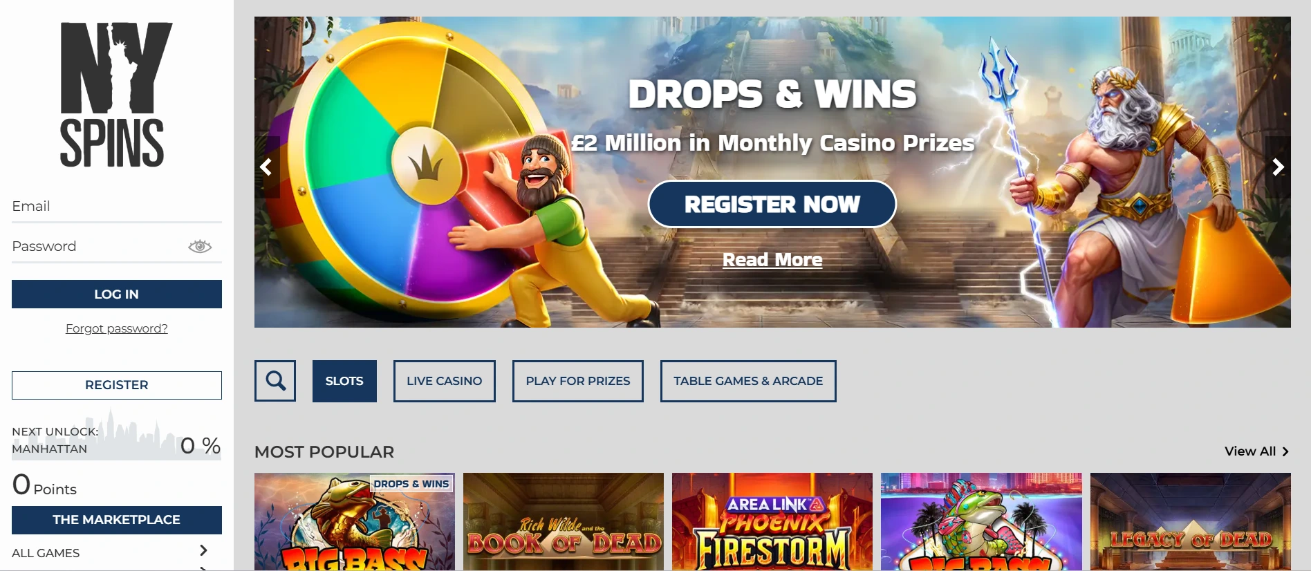 NY Spins online casino